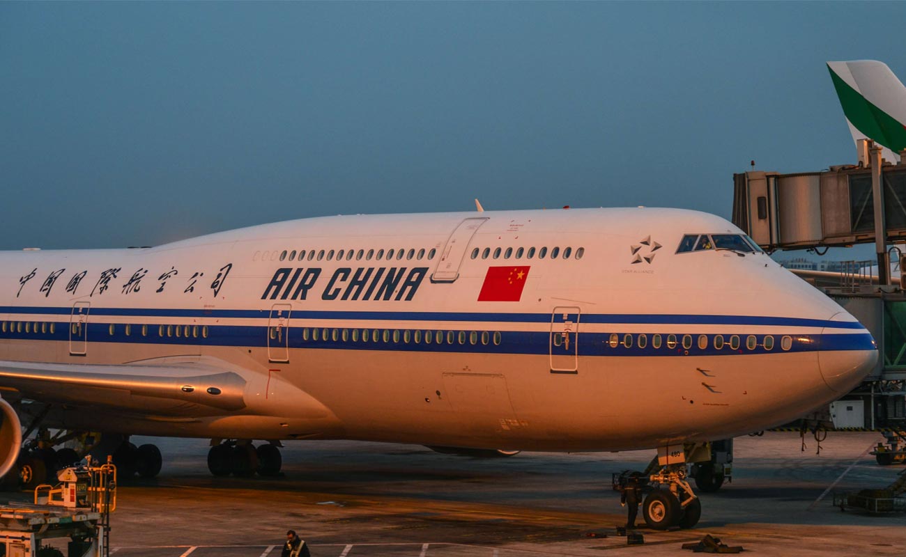 حمل هوایی از چین به دبی